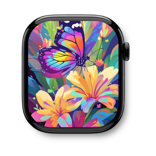 NEON GARDEN GLOW WATCHBAND WALLPAPER