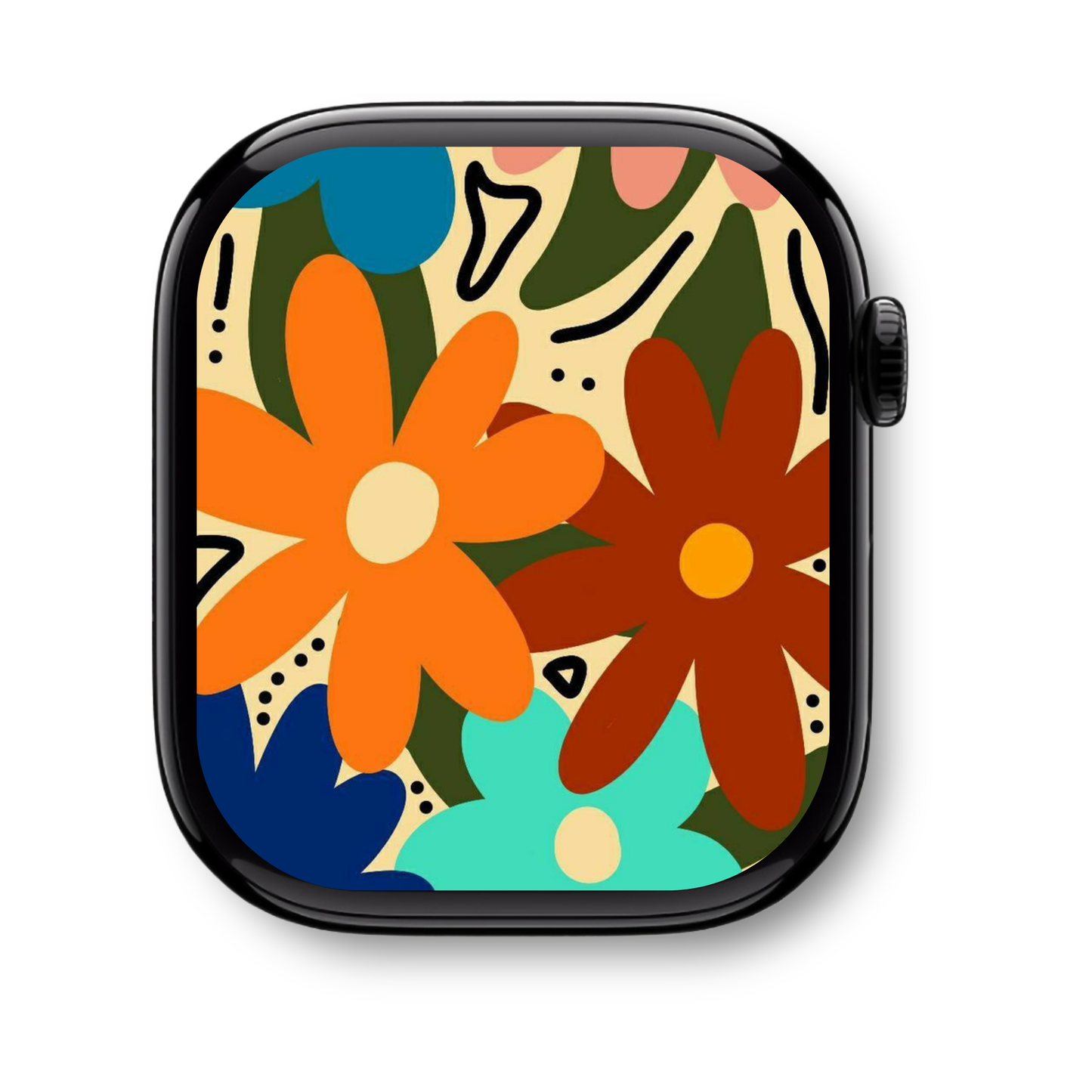 RETRO PETAL PARTY WATCH WALLPAPER