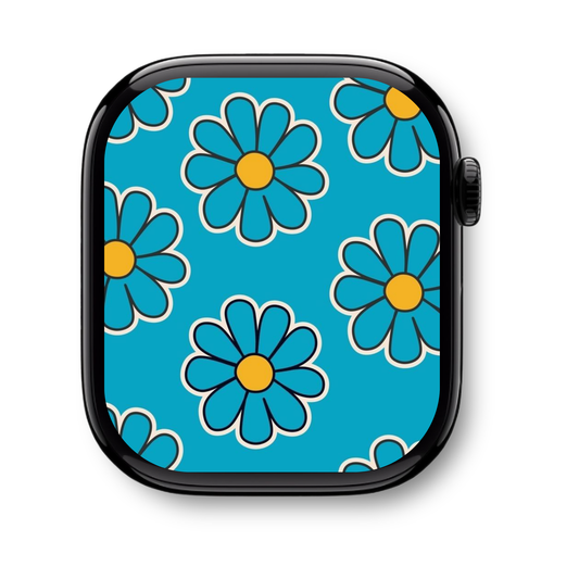AQUA BLOOM WATCH WALLPAPER